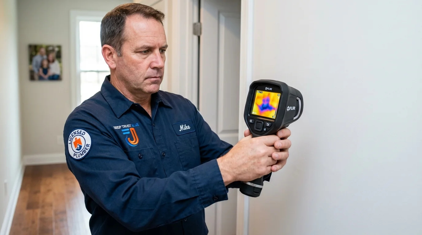 Thermal imaging leak detection by Johns Plumbing LLC in Leitchfield